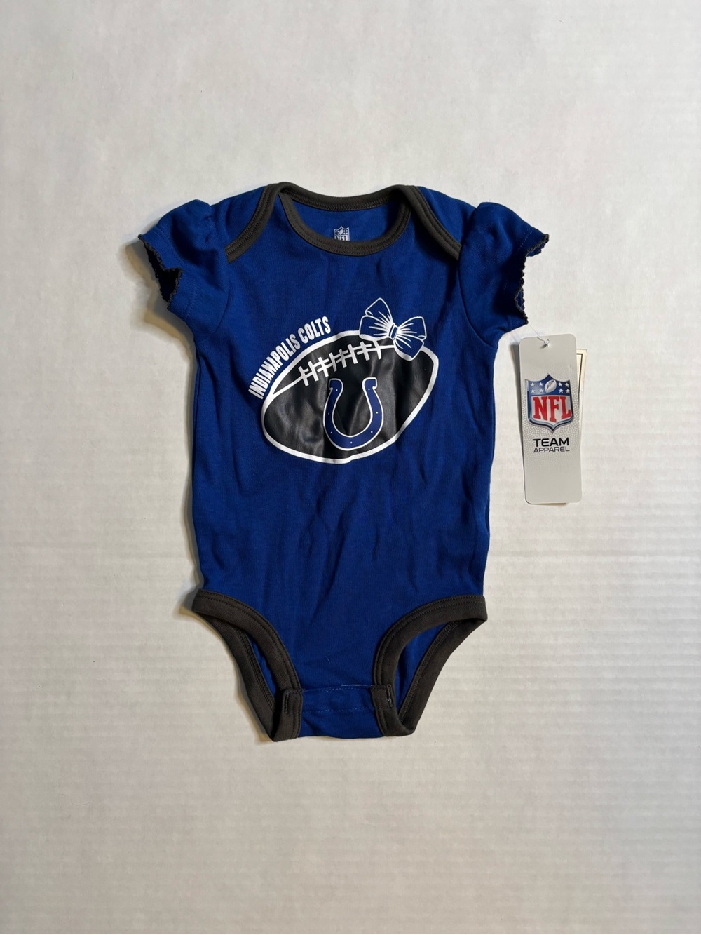 NFL Indianapolis Colts Blue Baby One-Piece Bodysuit